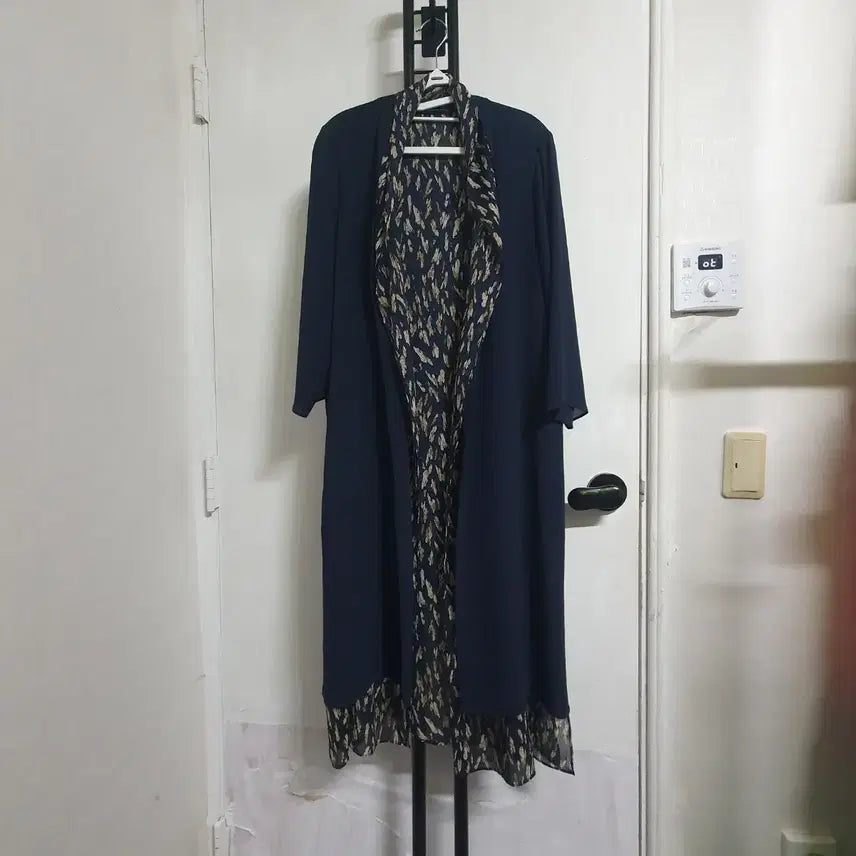 [BUNJANG] Chatelen Summer Resort Robe Cardigan Navy / 샤트렌 여름 휴양지 로브가디건 여성55~66 네이비