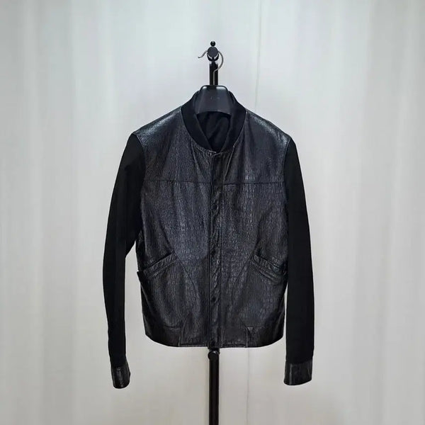 [BUNJANG] Guess Crocodile Pattern Leather Jacket / (무료배송) 게스 크로커다일 패턴 가죽자켓 95-100 955
