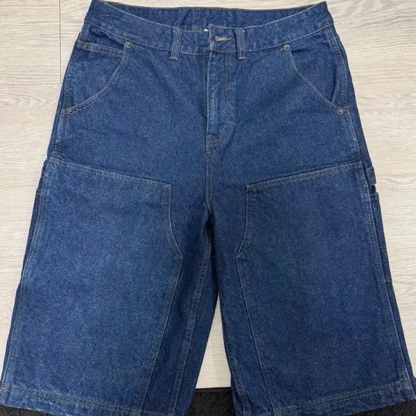 [BUNJANG] Dickies Double Knee Denim Shorts Dark Blue L Size / 디키즈 / 더블니 데님 쇼츠 / Dark Blue / L size