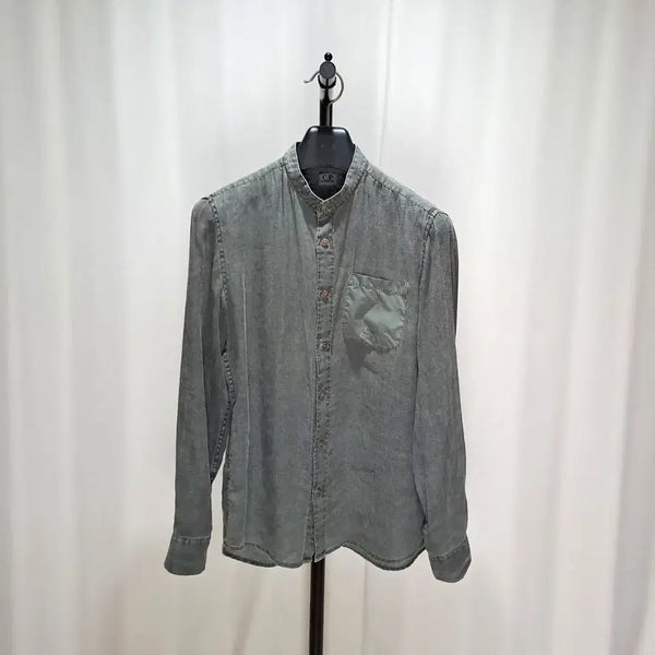 [BUNJANG] CP Company High Neck Linen Shirt / (무료배송) 씨피컴퍼니 하이넥 린넨 셔츠 95 972