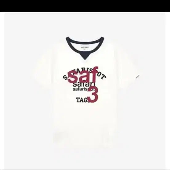 [BUNJANG] Safari Spot ROUX BASE SCHOOL CLUB TEE T-Shirt / 새상품 사파리스팟 1/2 ROUX BASE SCHOOL CLUB TEE반팔