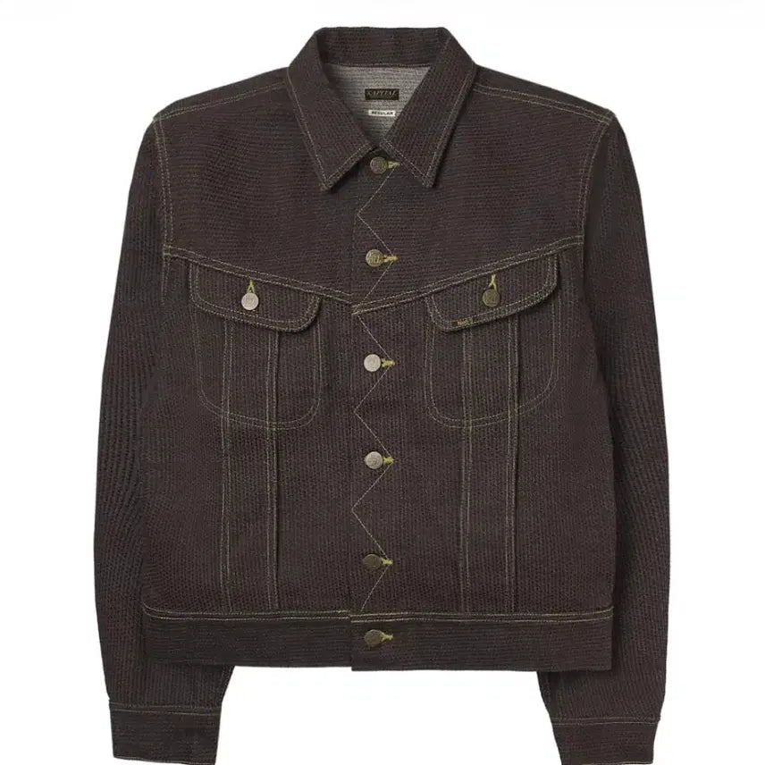 [BUNJANG] Kapital No.5 Century Denim Westerner Jacket Brown / 캐피탈 No.5 센츄리 데님 웨스터너 자켓 브라운