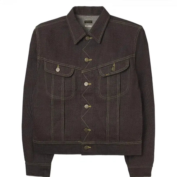 [BUNJANG] Kapital No.5 Century Denim Westerner Jacket Brown / 캐피탈 No.5 센츄리 데님 웨스터너 자켓 브라운