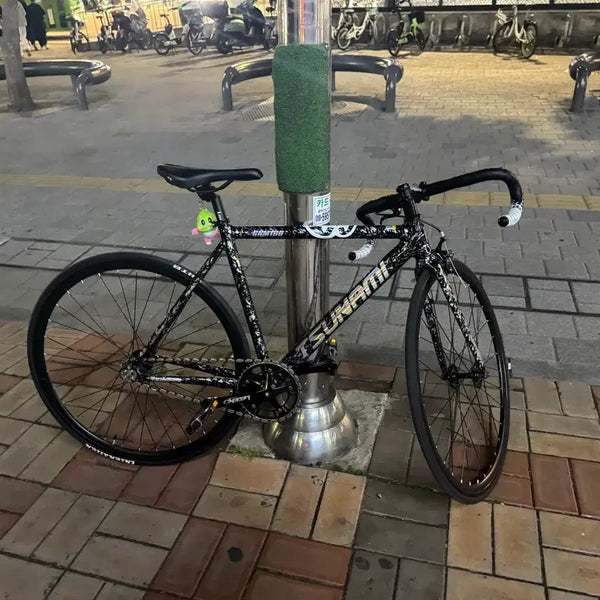 [BUNJANG] Tsunami Pixie Flame Bicycle (Size S) / 쓰나미 픽시 불꽃 그레이 S사이즈