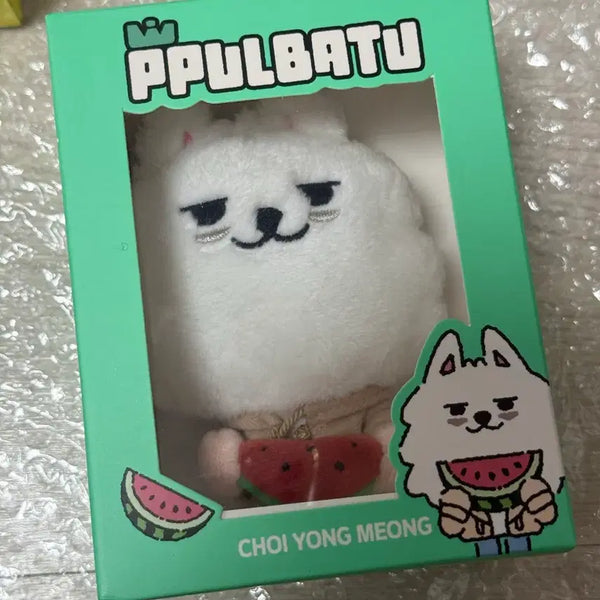 [BUNJANG] TXT Beomgyu Watermelon Doll (Polbat - Horn Edition) / 투바투 뿔바투 용멍 수박 인형 양도