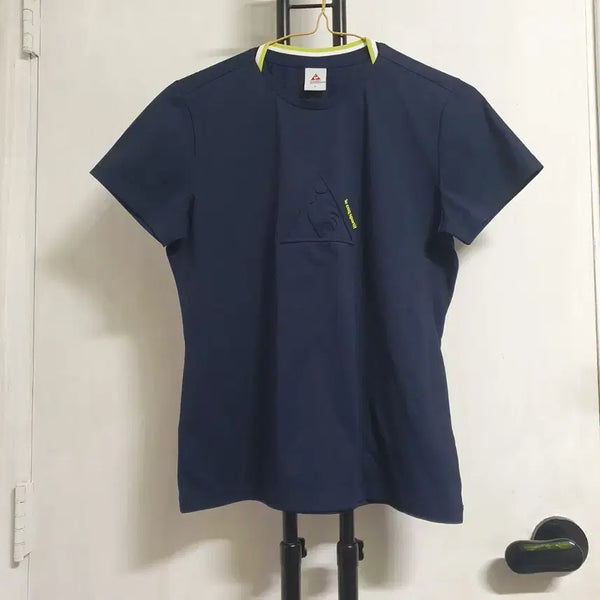 [BUNJANG] Le Coq Sportif Women's Summer Performance Short Sleeve Polo Shirt Navy / 르꼬끄골프 여름 기능성 반팔 여성55 네이비