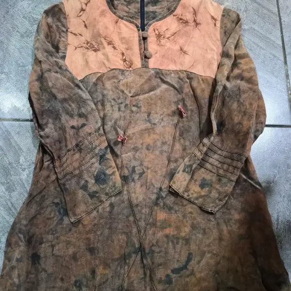 [BUNJANG] Muldeurim Rayon Dress / 물드림 인견