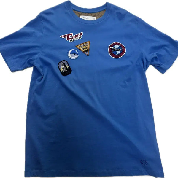 [BUNJANG] Coach Travel Patch T-Shirt / 코치 트레블 패치 티셔츠 팝니다