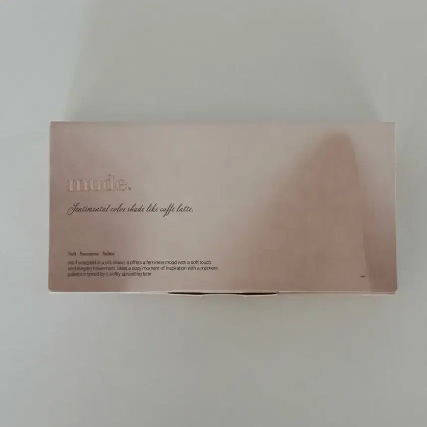 [BUNJANG] Mude Sole Moment Eyeshadow Palette No. 5 Toffee Nut Latte / 뮤드 솔 모먼트 아이섀도우 팔레트 5호 토피넛 라떼 새제품