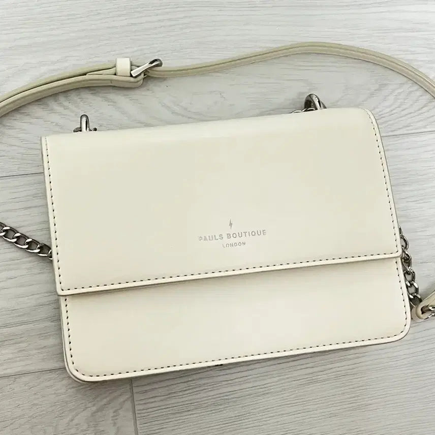 [BUNJANG] Fuls Boutique Ivory Crossbody Bag / 폴스부띠끄 아이보리 크로스백