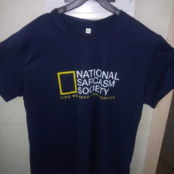 [BUNJANG] National Sakazm Navy T-Shirt Medium New / 네이셔널 사카즘 네이비 반팔티 M 새상품