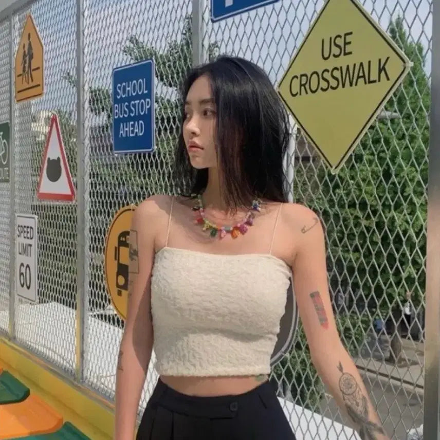 [BUNJANG] Pale Jaded Sleeveless Top / 페일제이드 나시 새상품