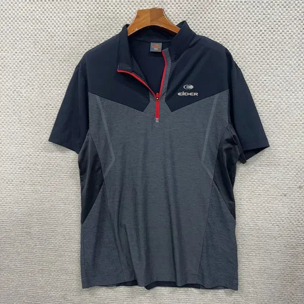 [BUNJANG] Eider Half-Zip Short-Sleeve T-Shirt XL / 아이더 등산 반집업 반팔티 XL H00628