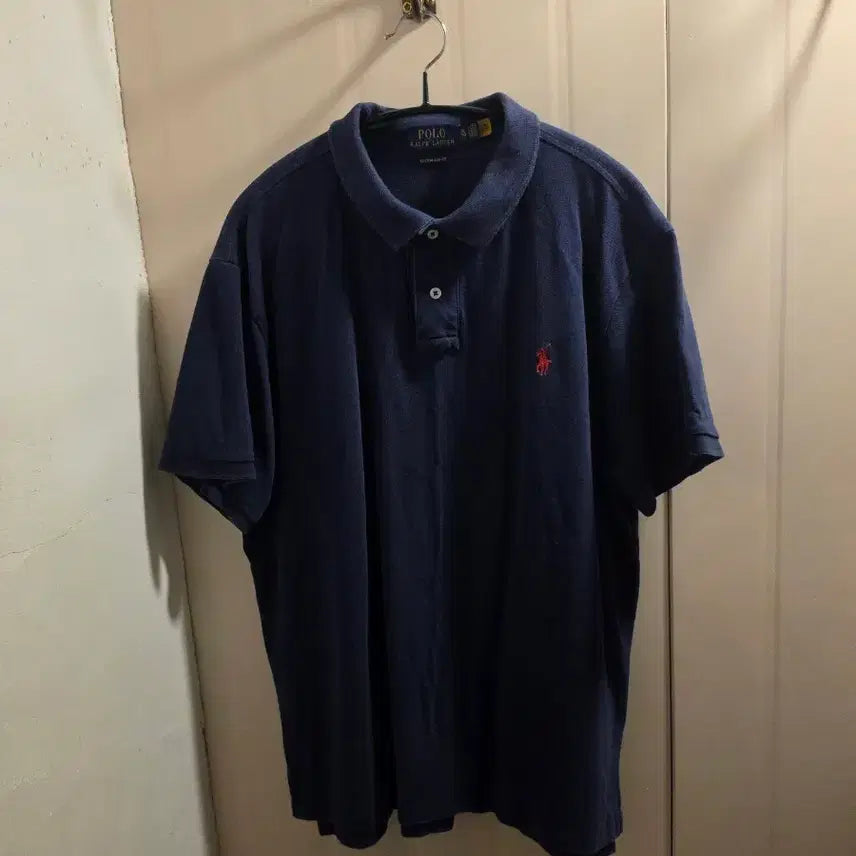 [BUNJANG] Polo Ralph Lauren Short Sleeve Polo Shirt Navy XL / XL 폴로 랄프로렌  반팔 카라티 네이비