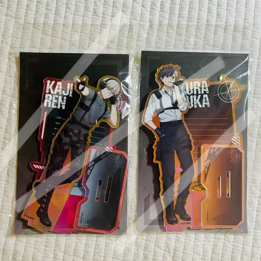 [BUNJANG] Wind Breaker Sakura & Kaji China Aniplex Agent Acrylic Goods Bundle Set / 일괄)윈브레 사쿠라&카지 중국 애니플렉스 에이전트 아크릴굿즈