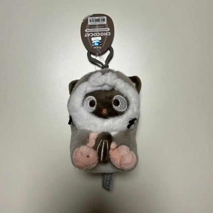 [BUNJANG] Choco Cat Hamster Bag Charm / 초코캣 햄스터 가방걸이