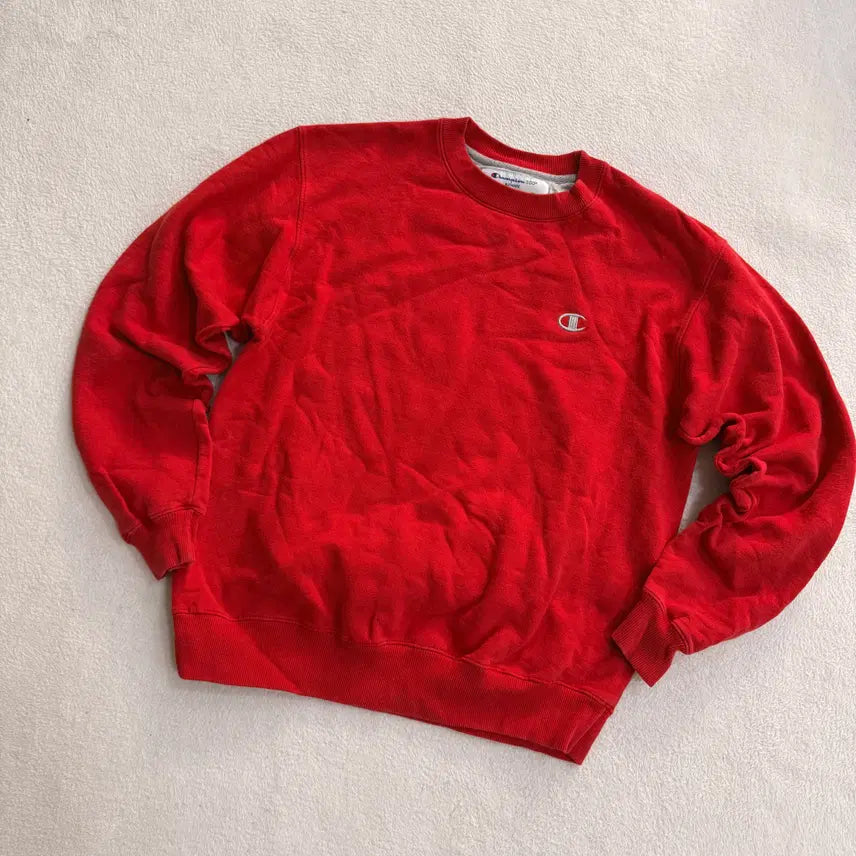 [BUNJANG] Champion Small Logo Sweatshirt / M 챔피온 스몰로고 맨투맨 0602T1