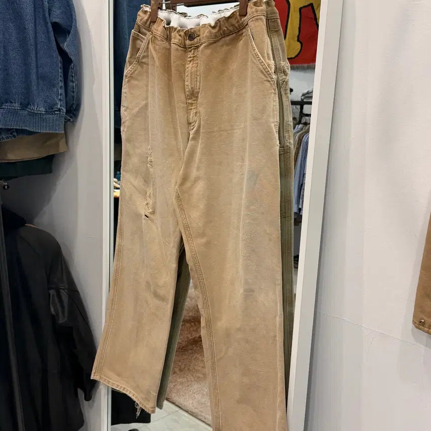 [BUNJANG] Carhartt Duck Canvas Single Knee Bending Work Pants / Carhartt 칼하트 덕 캔버스 싱글니 밴딩 워크 팬츠 (36-40inch)