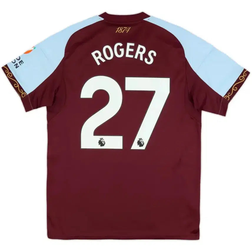 [BUNJANG] Aston Villa 2025-2026 Home Authentic Jersey #27 Rogers / [해외정품/새상품] 25-26 아스톤빌라 홈 유니폼 #27 로저스