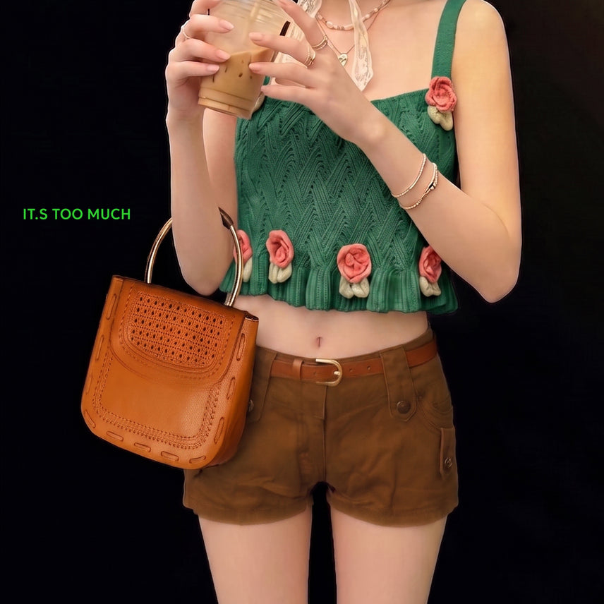 [BUNJANG] Checkered Mini Skirt Denim Cargo Shorts / Q2222 여성반바지카고반바지여자 미니스커트 미니치마 체크치마 데님