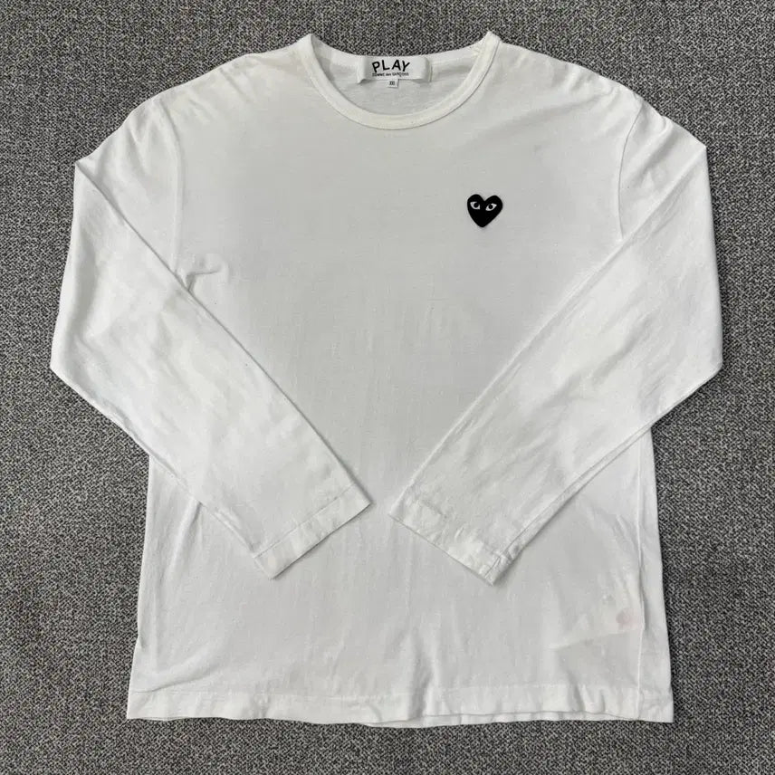 [BUNJANG] Comme des Garçons Black White Emblem Long Sleeve / 꼼데가르송 블랙 화이트 와펜 롱슬리브
