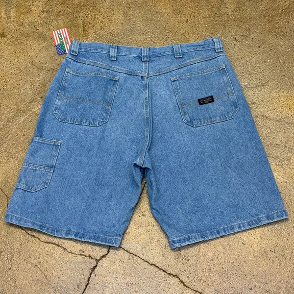 [BUNJANG] 00s US Vintage Wrangler Carpenter Denim Shorts / 00s 미국 빈티지 랭글러 카펜터 청반바지
