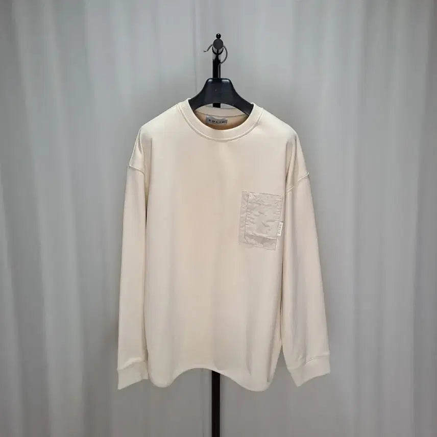 [BUNJANG] Solid Homme Oversized One Pocket Sweatshirt / (무료배송) 솔리드옴므 오버핏 원포켓 맨투맨 50 67