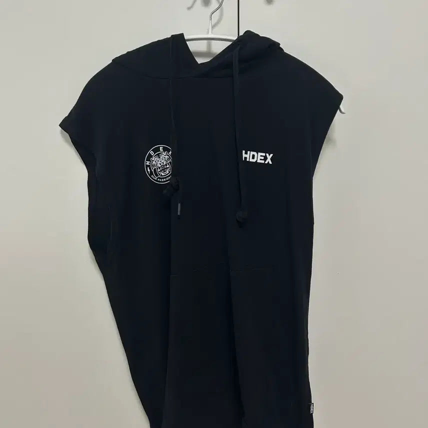 [BUNJANG] HDEX Hooded Sleeveless Running Top - Black, Women's M / HDEX 에이치덱스 후드 슬리브리스 러닝