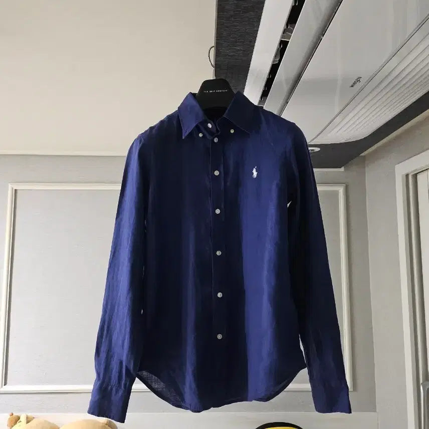 [BUNJANG] Polo Ralph Lauren Women's Linen Shirt Classic S / [거의 새것] 폴로 랄프로렌 여성 린넨 셔츠 남방 클래식 S