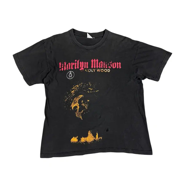 [BUNJANG] Vintage 2000 Marilyn Manson Hollywood Tour T-Shirt / 빈티지 2000 Marilyn Manson 마릴린맨슨 홀리우드 티셔츠