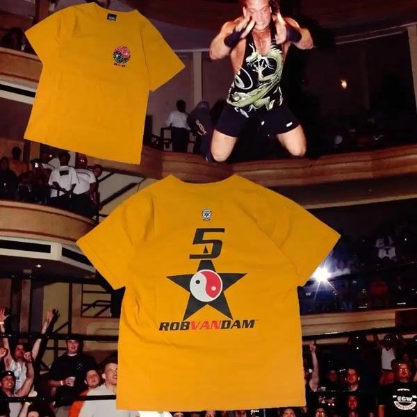 [BUNJANG] 00s SHOOT Rob Van Dam (RVD) Official T-Shirt / 00s SHOOT 'ROB VAN DAM'  반팔 L