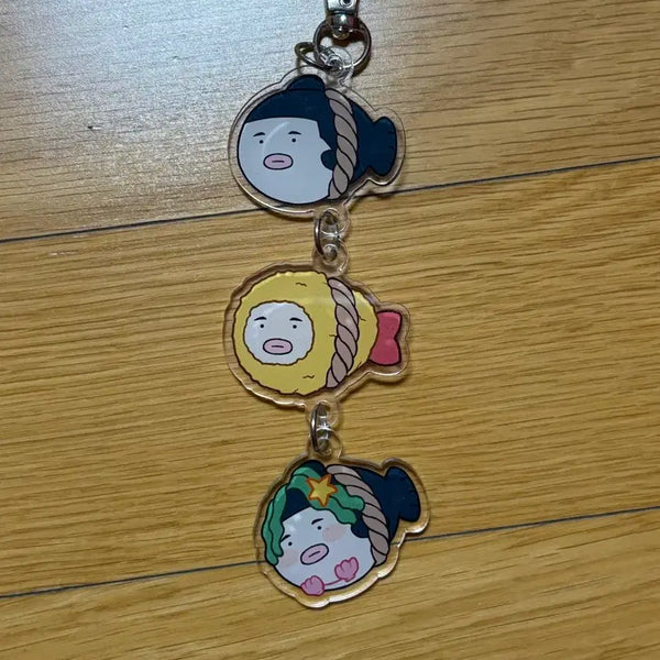 [BUNJANG] Slam Dunk Sanwang High School Lee Myung-heon 'Ppyeong' Keyring / 슬램덩크 산왕공고 이명헌 뿅어키링