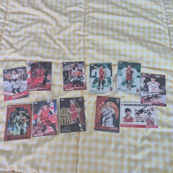 [BUNJANG] Basketball Cards 11-Card Bundle with Autographs / 농구 카드 11장 일괄 (사인 포함)