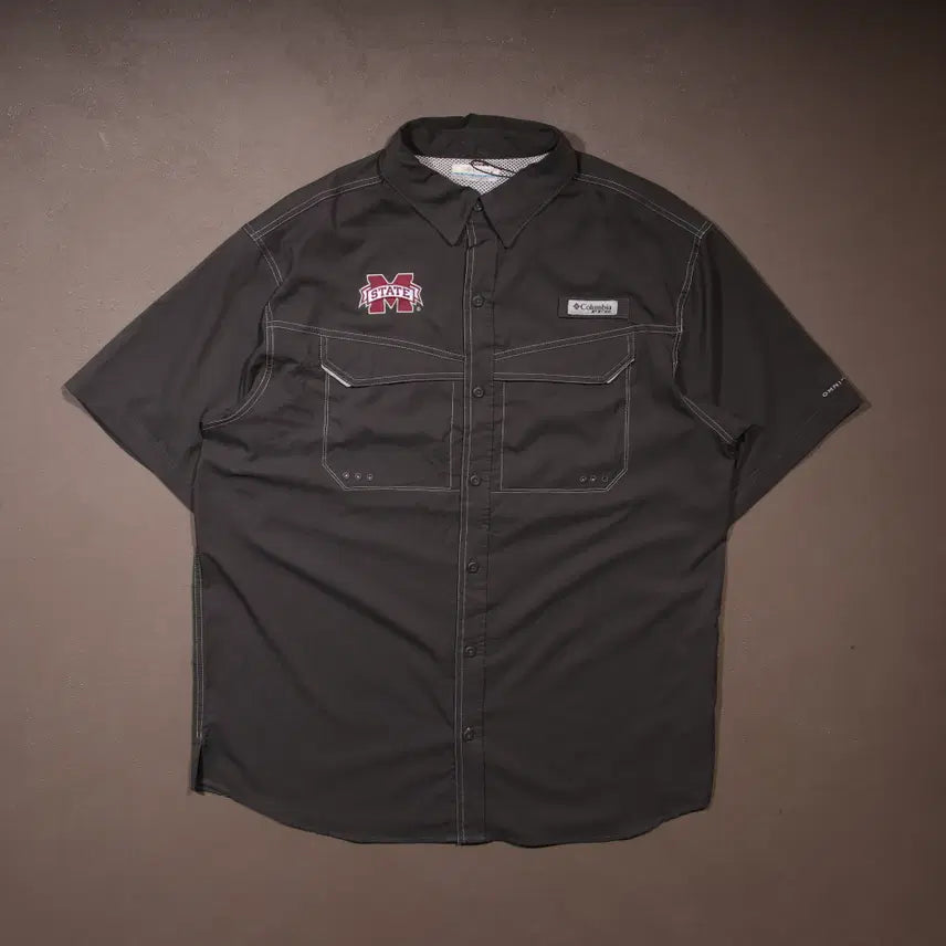 [BUNJANG] Columbia PFG Short Sleeve Shirt / 컬럼비아 PFG 반팔셔츠 A637