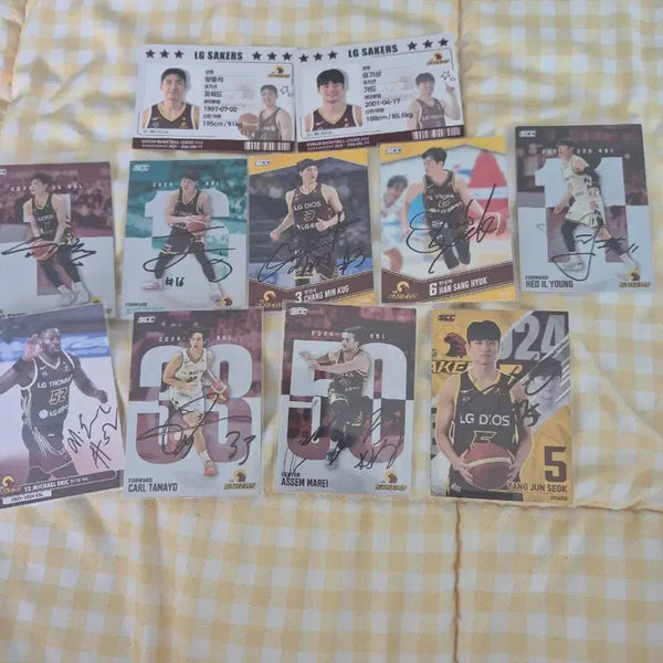 [BUNJANG] LG Sakers Basketball Player Card Bundle Set / LG 세이커스 농구 선수 카드 일괄 양도