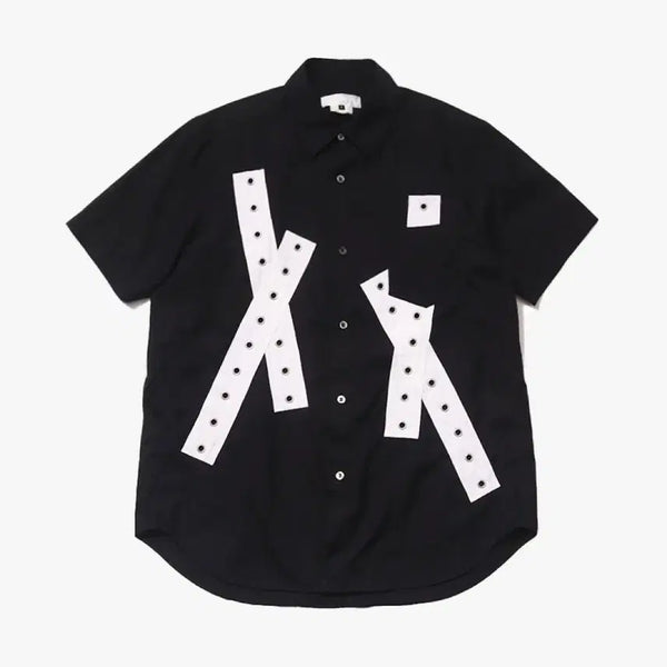 [BUNJANG] Comme des Garçons Ganryu Eyelet Patch Shirt / 꼼데가르송 간류 아일렛 패치 셔츠