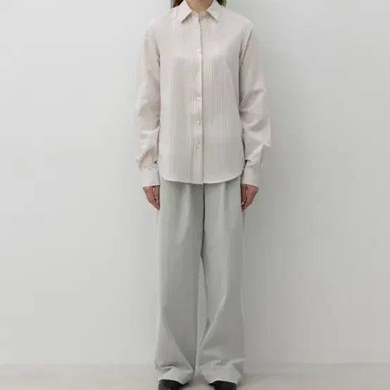 [BUNJANG] LFM Wide Two Tuck Pants Sage / lfm wide two tuck pants sage