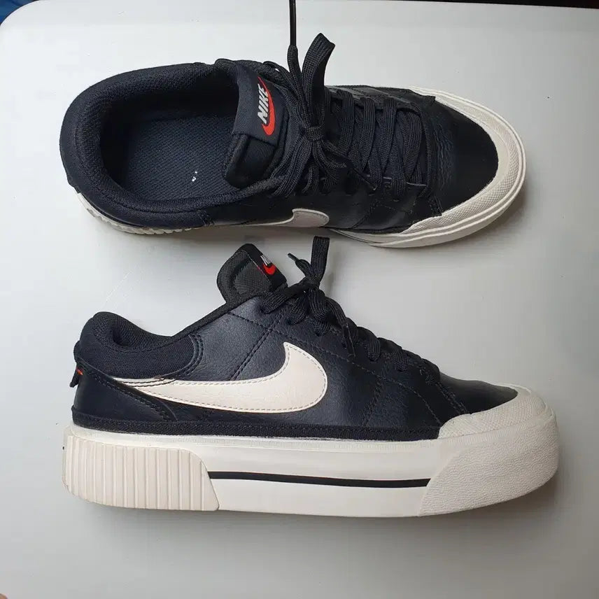 [BUNJANG] Nike Court Legacy Lift Black 245mm Sneakers / 245mm나이키 코트 레거시 리프트 블랙