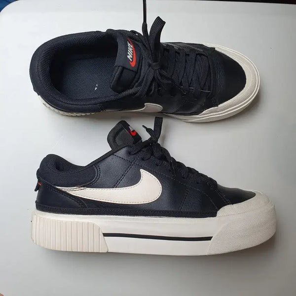 [BUNJANG] Nike Court Legacy Lift Black 245mm Sneakers / 245mm나이키 코트 레거시 리프트 블랙
