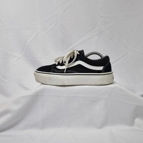 [BUNJANG] Vans Old Skool Platform Sneakers / 빈티지하서 230 반스 올드스쿨 플랫폼 스니커즈 운동화