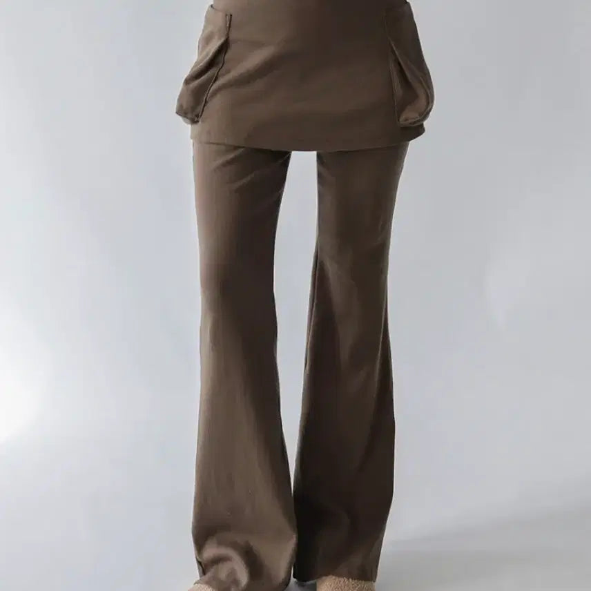 [BUNJANG] Zigzag Cargo Bootcut Skirt Jeans / 지그재그 자체제작 카고 부츠컷 치랭스