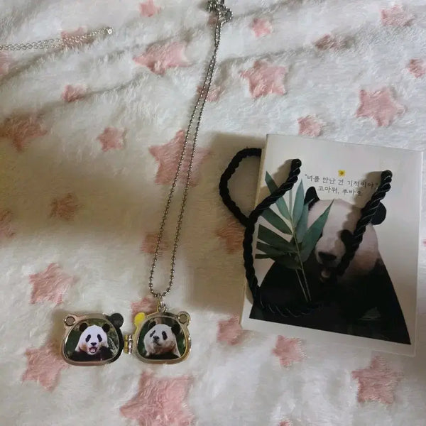 [BUNJANG] Bao Family FuBao Necklace / 바오패밀리 푸바오 목걸이 판매합니다 급처