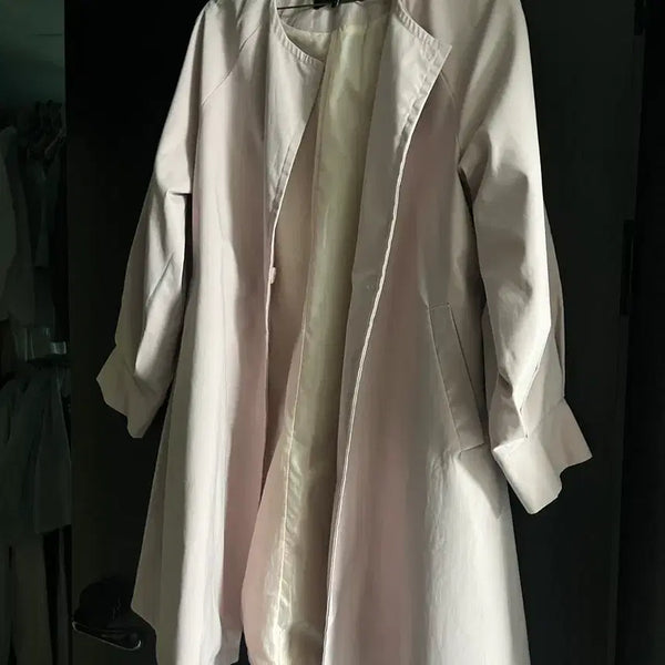 [BUNJANG] Miss Valley Pink Trench Coat / Miss valley 핑크색 트렌치코트