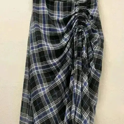 [BUNJANG] Maje Checked Ruffled Shirred Long Dress / 55)마쥬 Maje 체크 프릴 셔링 롱 원피스(2)