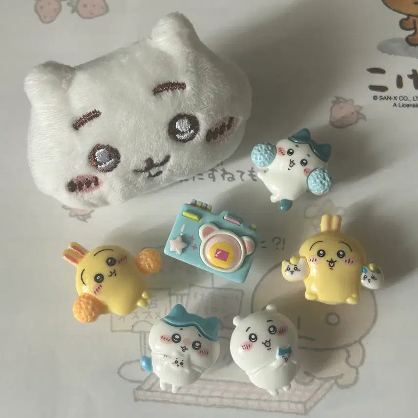 [BUNJANG] Chikawa Doll Shoe Parts 7pcs Set / 새상품 치이카와 인형 신발파츠 7pcs, 신발꾸미기 세트