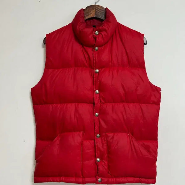 [BUNJANG] Vintage The North Face 70s Puffer Vest Red / 빈티지 70s 노스페이스 패딩 베스트
