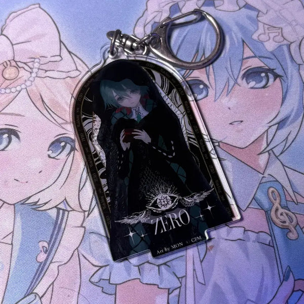 [BUNJANG] Hatsune Miku x Obaken Vocaloid Acrylic Keyring / 하츠네 미쿠 x 오바켄 콜라보 보카로 보컬로이드 굿즈 DMM.com 아크릴 키링 키체인