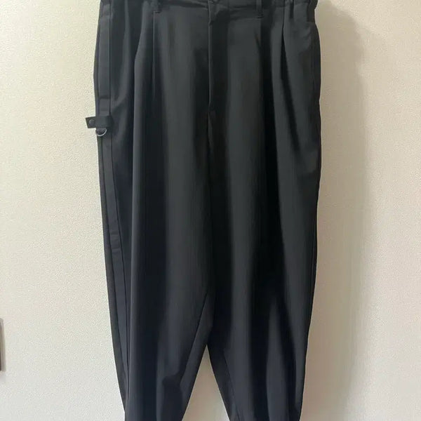 [BUNJANG] Y-3 Black Wool Blend Banding Jogger Pants / Y3 울슬랙스 블랙 밴딩 조거 팬츠