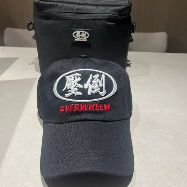 [BUNJANG] APDO Round Logo Cap Black/Red / 압도 모자 원형로고 검빨 새상품 팔아요
