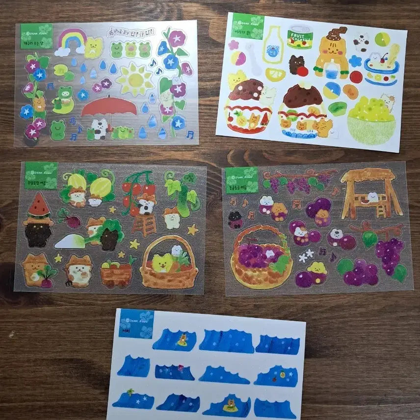 [BUNJANG] Dear Town Sticker Set / 디어타운 스티커